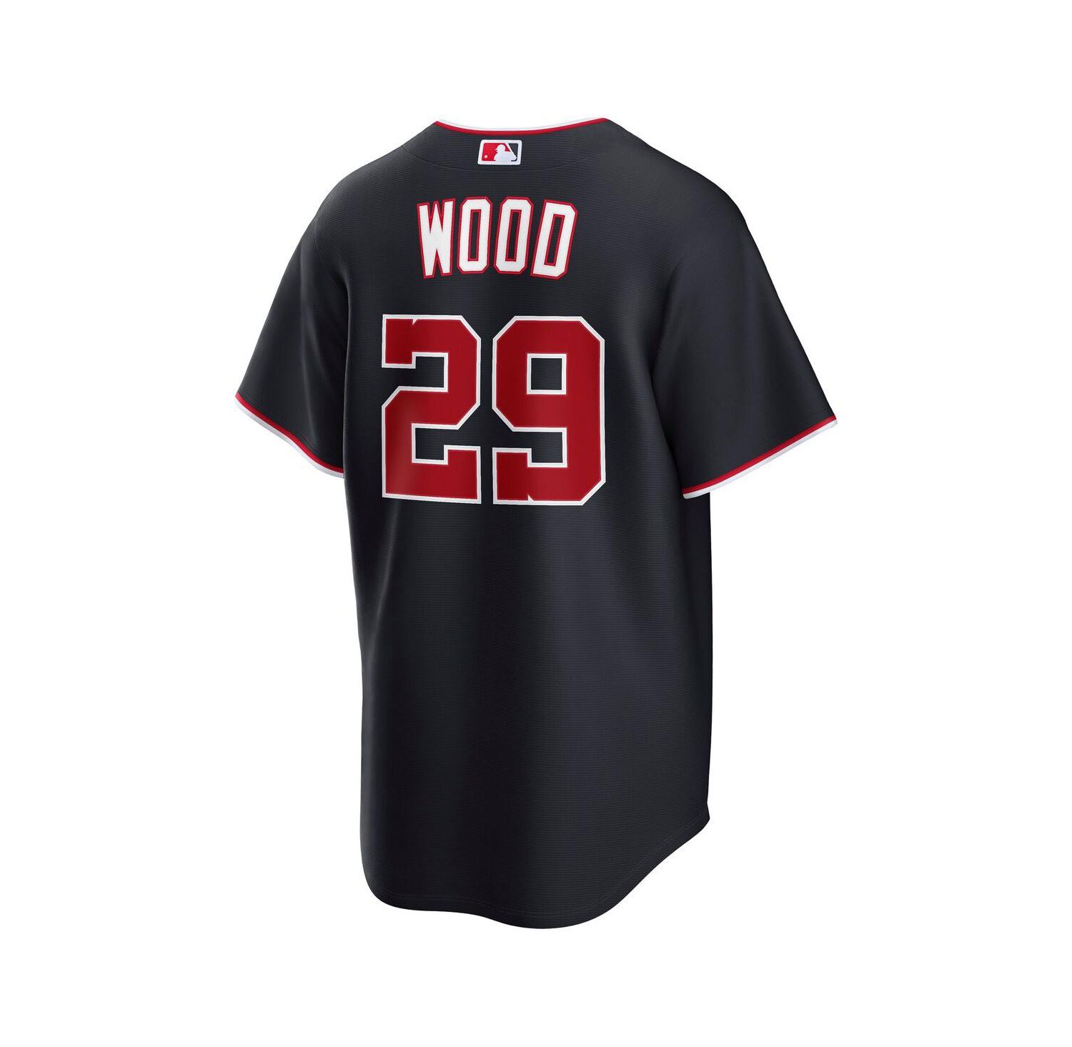 Men's James Wood Navy Washington Nationals Alternate Replica Jersey