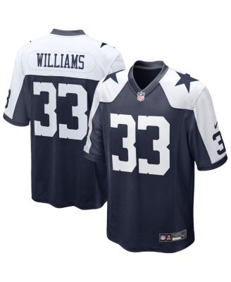 Men's Javonte Williams Navy Dallas Cowboys Alternate Game Jersey