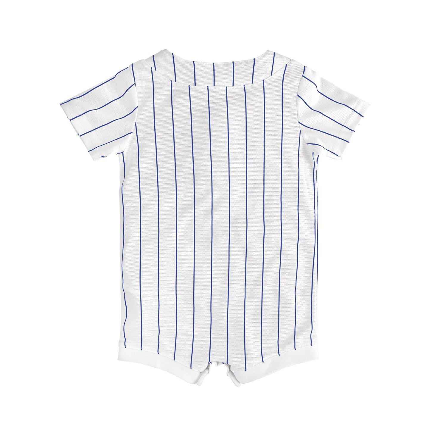Комбинезон Nike White New York Mets Home Replica Romper Jersey для малышей — фото 3
