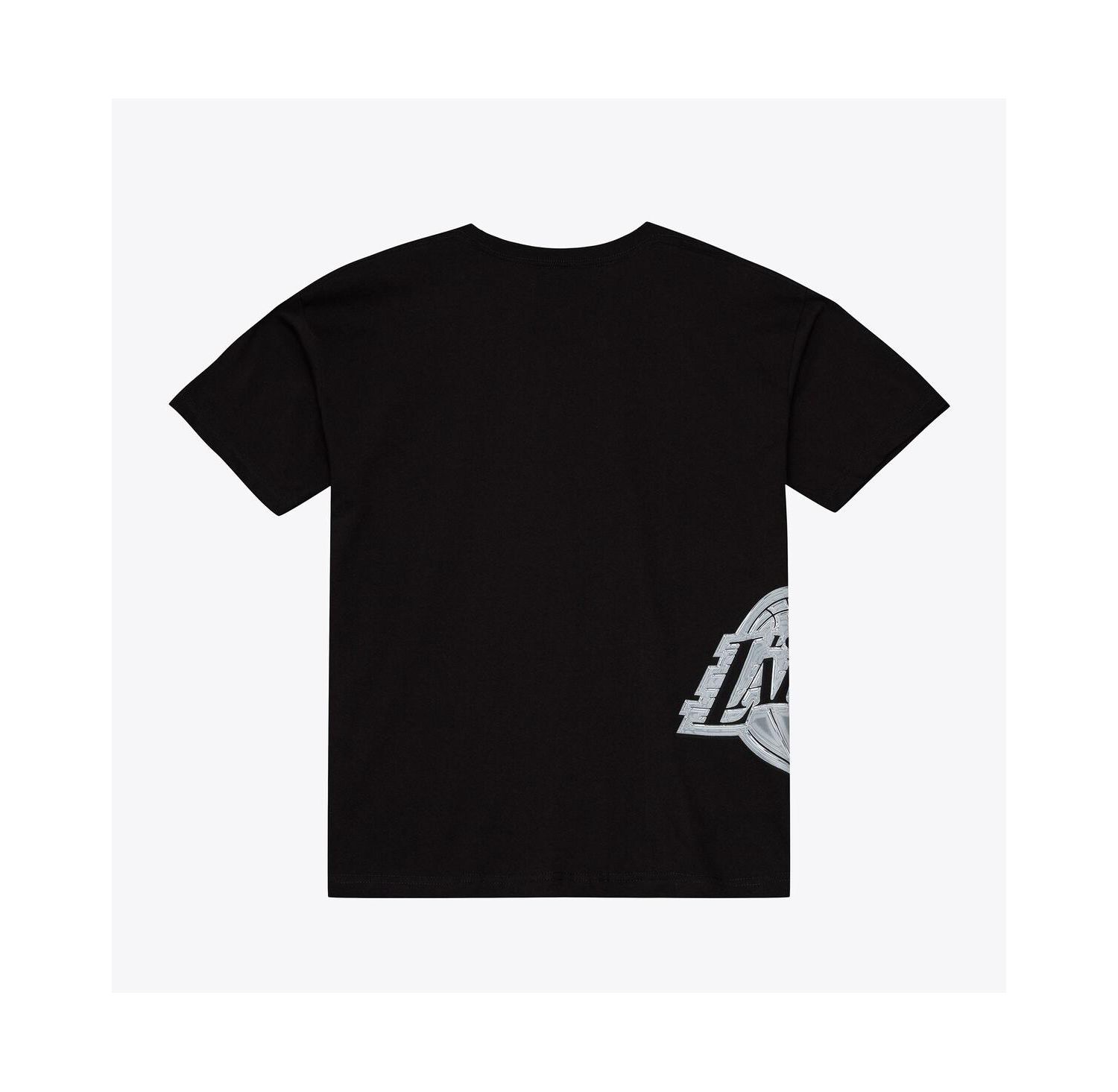 Mitchell Ness Men's Black Los Angeles Lakers Chrome Heritage T-Shirt