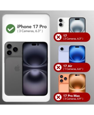 Magnetic for iPhone 17 Pro Case, Compatible with MagSafe, Liquid Silicone Anti-Scratch Shockproof Protective Phone Case 6.3 inch, Army Green