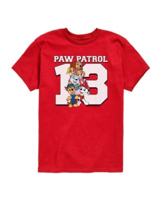 Paw Patrol Boys Toddler 2T-5T Paw Patrol Graphic Short-Sleeve T-Shirt - Red 25$