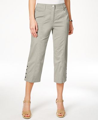 JM Collection Embellished Capri Pants, Created for Macy's - Pants & Capris - Women - Macy's