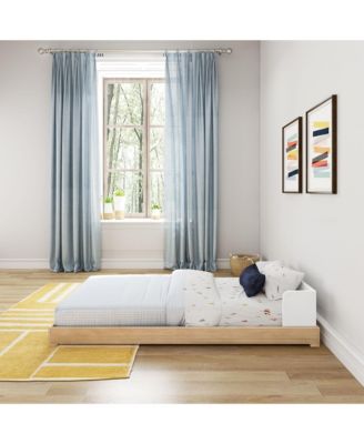 Max and Lily Mid-Century Modern Twin Floor Bed