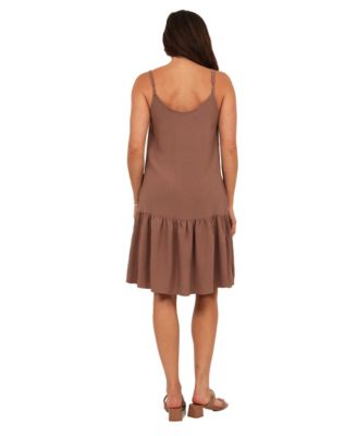 casual brown dress Brown Day Dresses