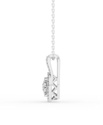 Diamond Pendant 18" Necklace (1/2 ct. t.w.) in Sterling Silver