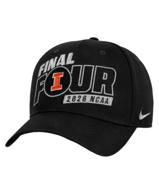 Men's Black Illinois Fighting Illini 2026 NCAA Men's Basketball Tournament March Madness Final Four Locker Room Adjustable Hat