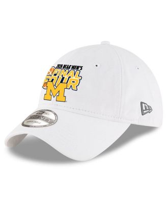 Men's White Michigan Wolverines 2026 NCAA Men's Basketball Tournament March Madness Final Four 9TWENTY Adjustable Hat
