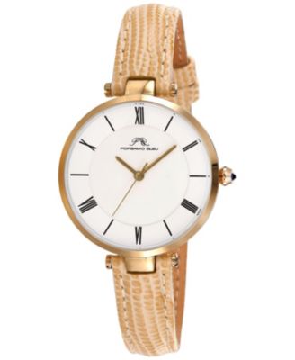 Women's Bellevue Genuine Leather Band Watch 1481DBEL