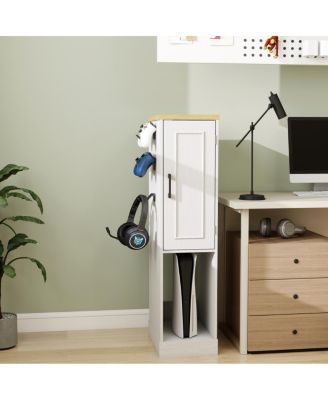 44.49" Slim AV Media Stand with 2 Drawers & 3 Hooks