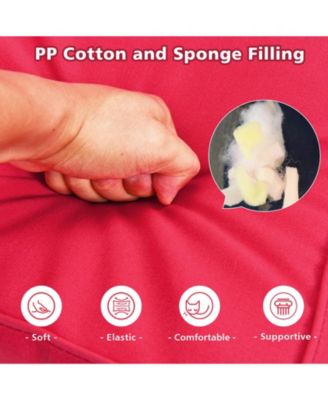 Deep Seat Chair Cushion Pads with Ties for Indoor and Outdoor