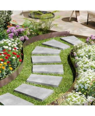 Steel Landscape Edging, 5 Pack, 39 x 4 inches, Rust-Resistant, for Lawn and Garden Use