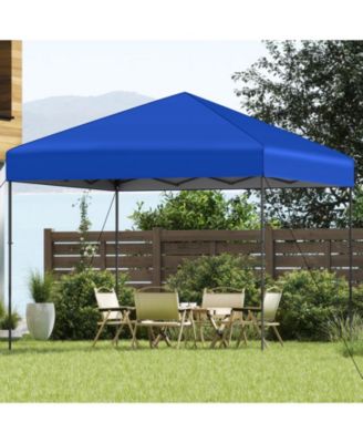 Outdoor Pop Up Canopy Tent with Carry Bag and 8 Stakes