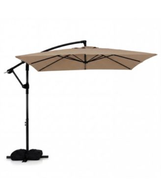 360degree(s) Rotating Offset Cantilever Patio Umbrella Square for Garden & Patio