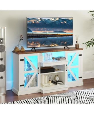 59-Inch LED Media Console with 22 Dynamic Lighting Modes