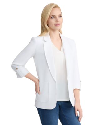 Women's Notch Collar Patch Pocket Jacket