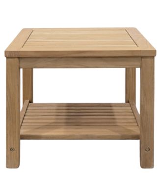Bristol 17.75" Wood Side Table