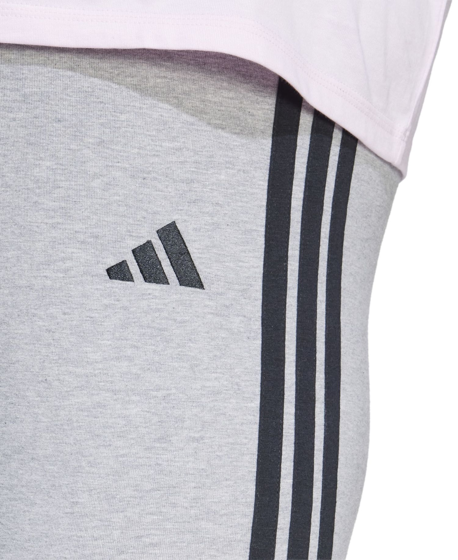 Plus Size Essentials 3-Stripes Cotton Leggings