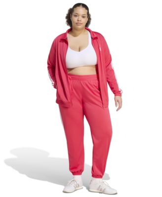 Plus Size Tricot 3-Stripes Track Pants