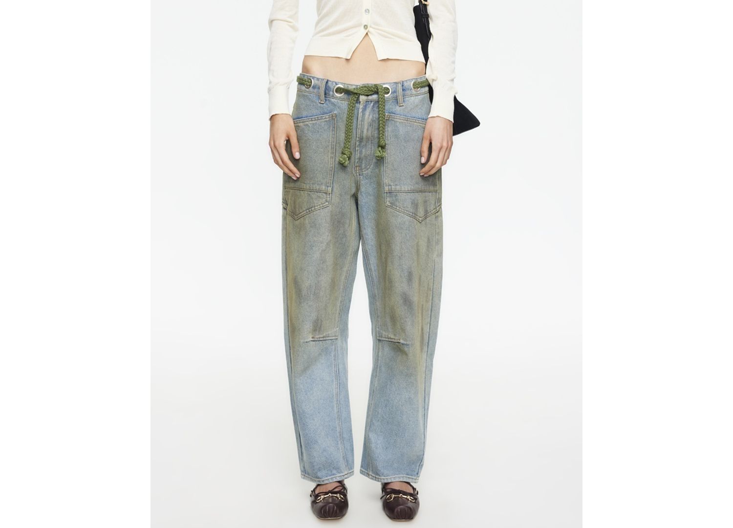 Women's Rush Hour Tie-Front Side Jeans