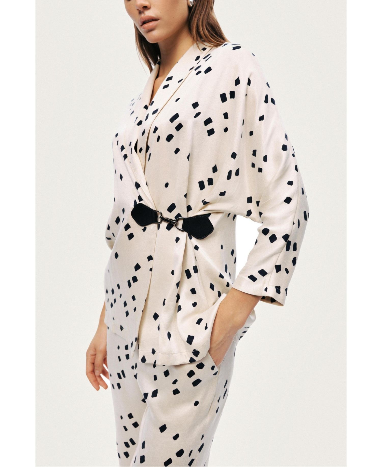 Women's Printed Wrap Jacket