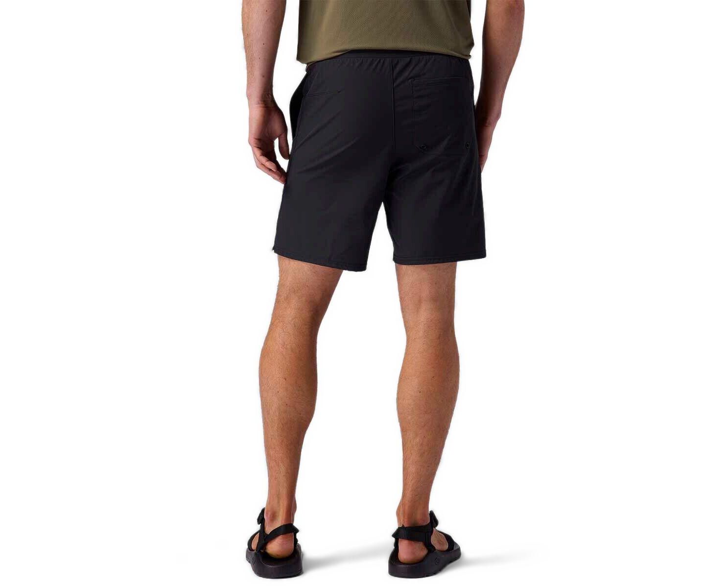 Мужские шорты Backcountry Tahoe Boardwalk Short Hybrid, цвет: Чёрный — фото 2