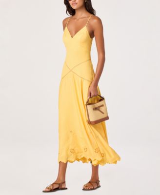 astr gold dress Gaia Metallic Midi Dress main image 0