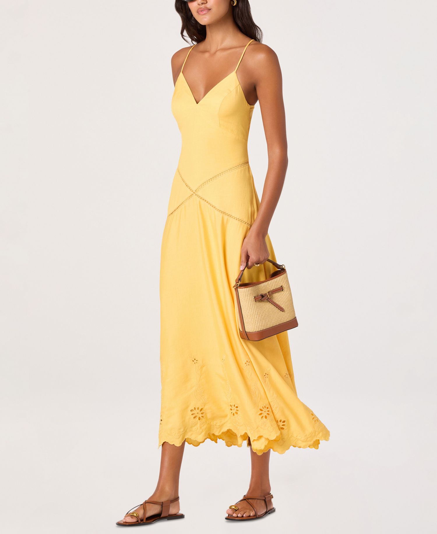 Women's V-Neck Sleeveless Dress