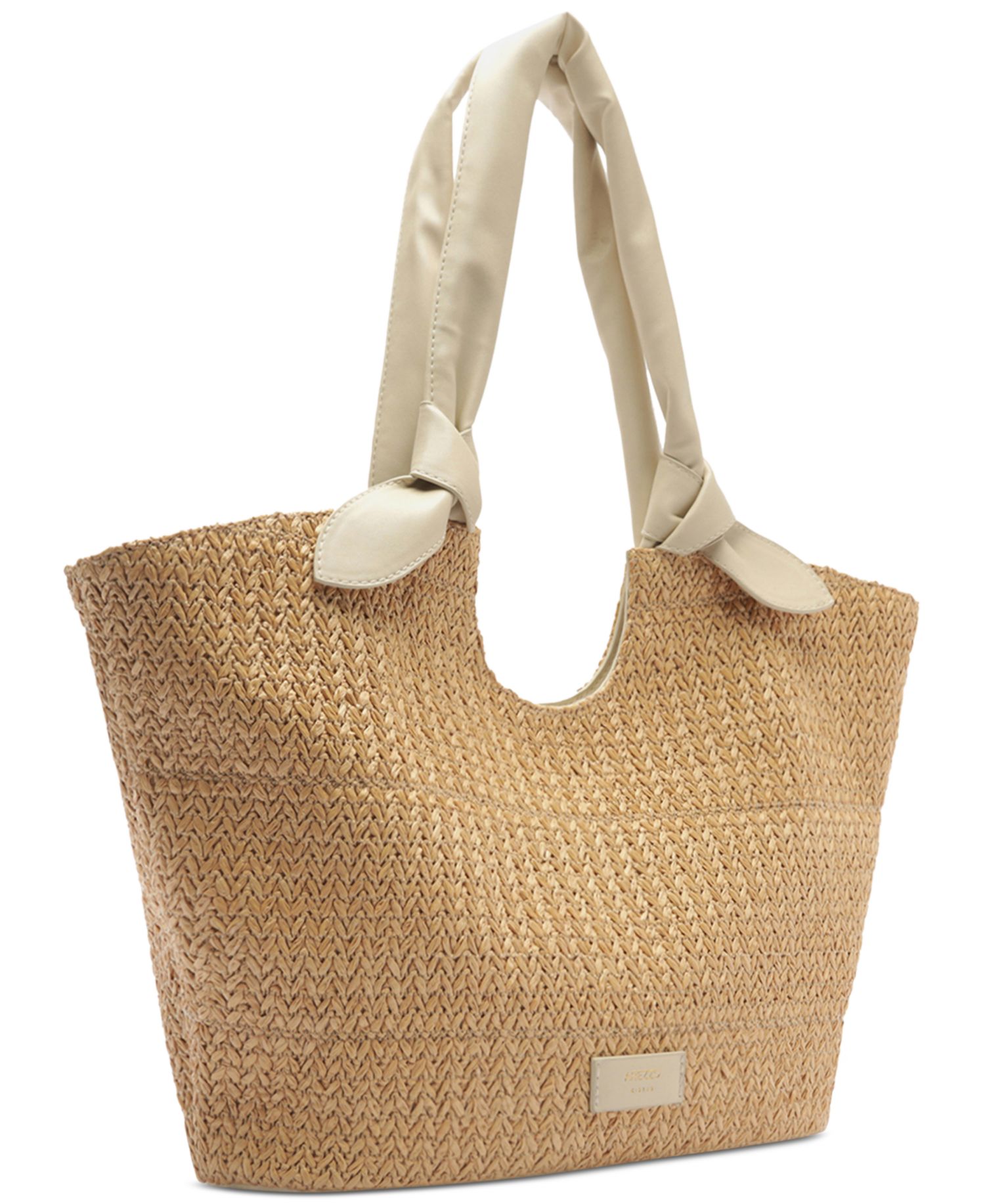 Carmela Large Snap Button Shopping Handbag