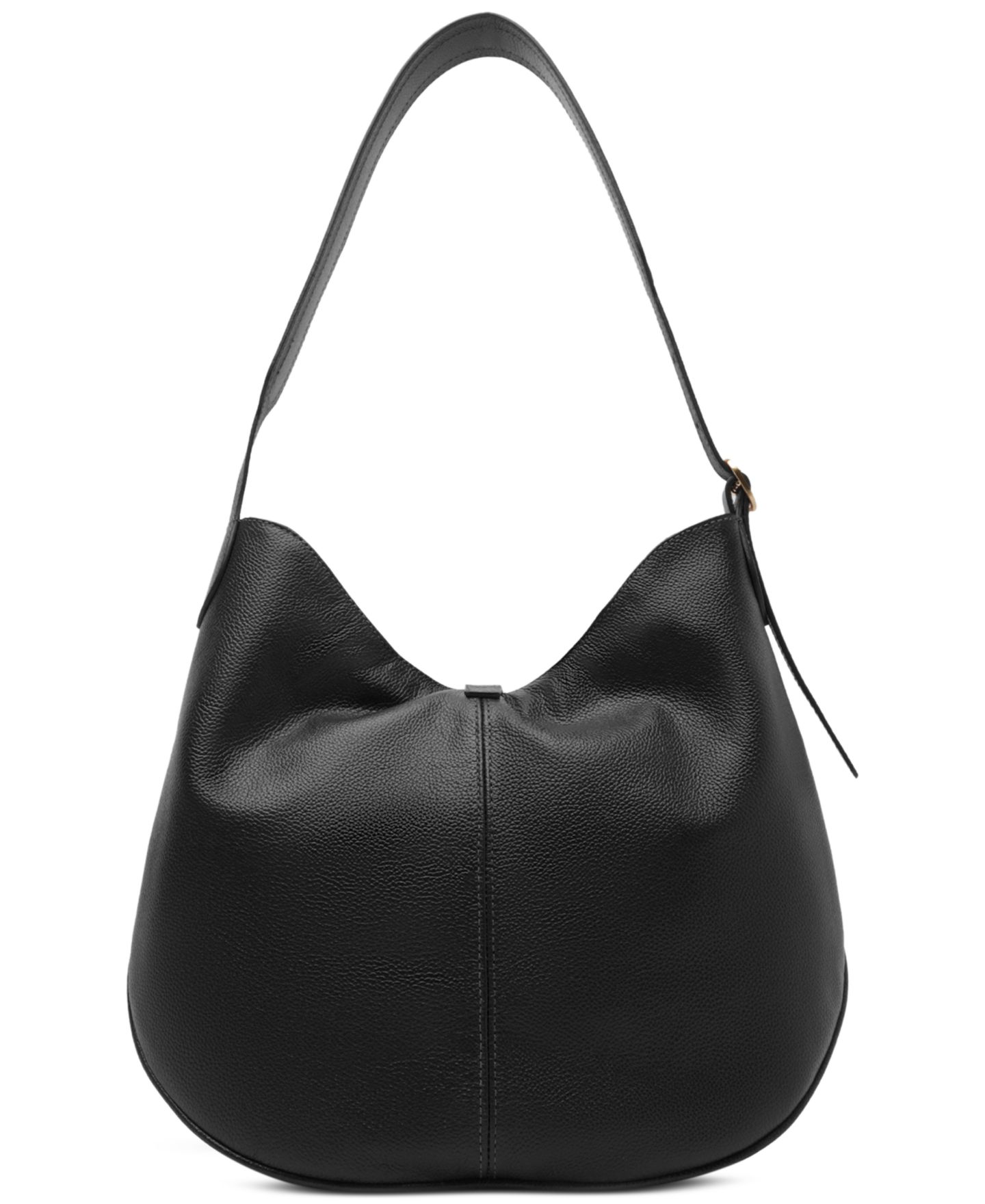 Женская сумка Arezzo Sabrina Large Leather Snap Button Hobo Handbag, цвет: Чёрный — фото 2