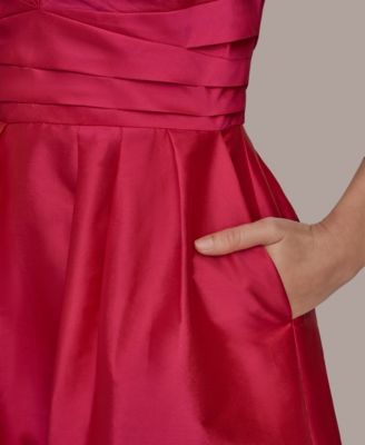 Women's A-Line Halter Midi Dress