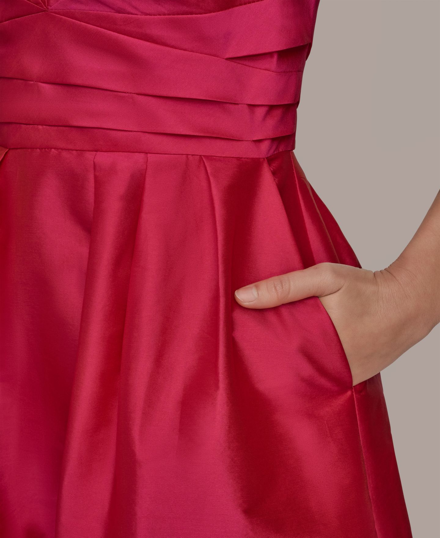 Женское платье Donna Karan New York A-Line Halter Midi, цвет: Фуксия — фото 6