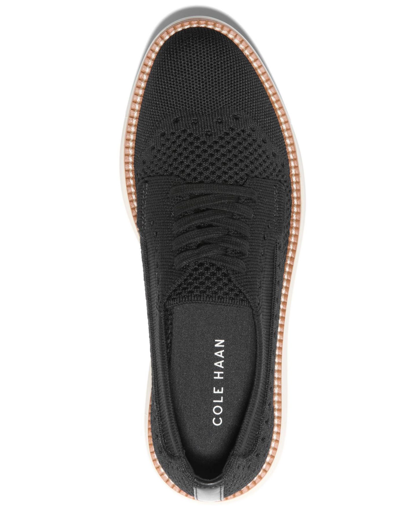 Женские кроссовки Cole Haan Grand Citymotion Stitchlite Platform Oxfords, цвет: Чёрный — фото 4