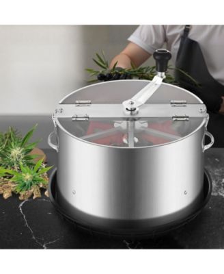 Manual Bud Leaf Trimmer, 16 in Reaper Bowl with Stainless Steel Blades for Plants