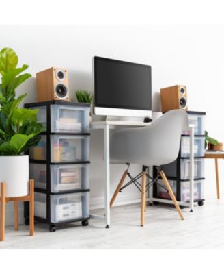 4-Drawer Narrow Cart