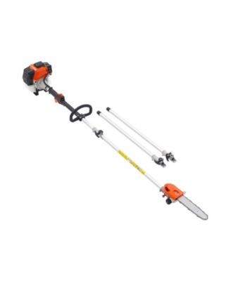 Gas Pole Saw, 43CC, 10" Cutting Bar, Extendable for Tree Trimming, Pruning