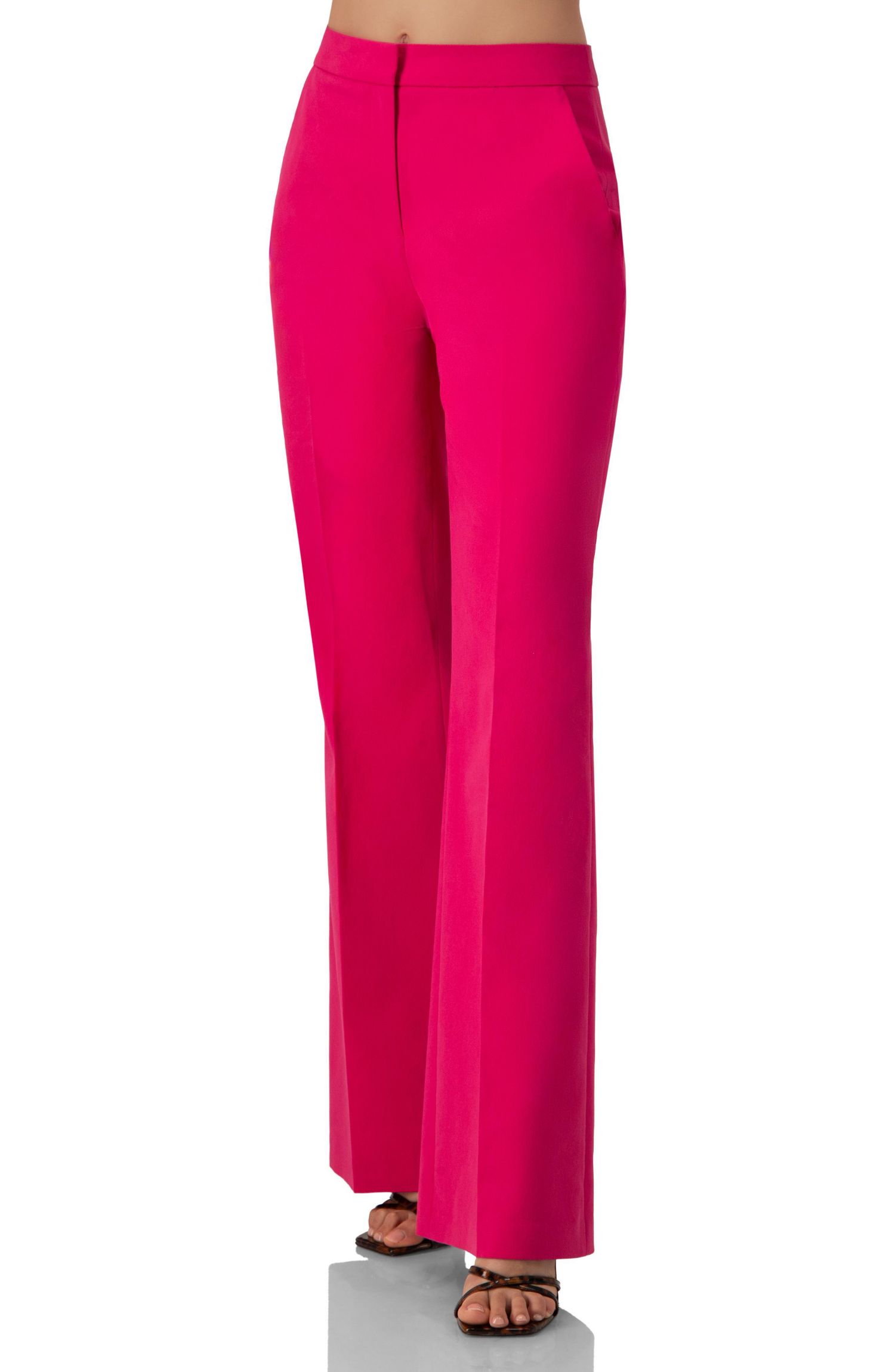 Women's Flared Semi-Bell Bottom Pants