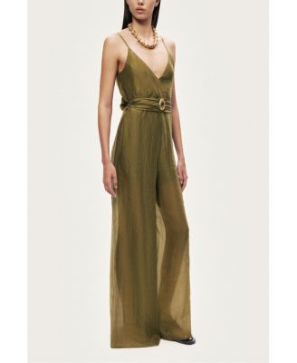 Women's Strappy Wide-Leg Jumpsuit