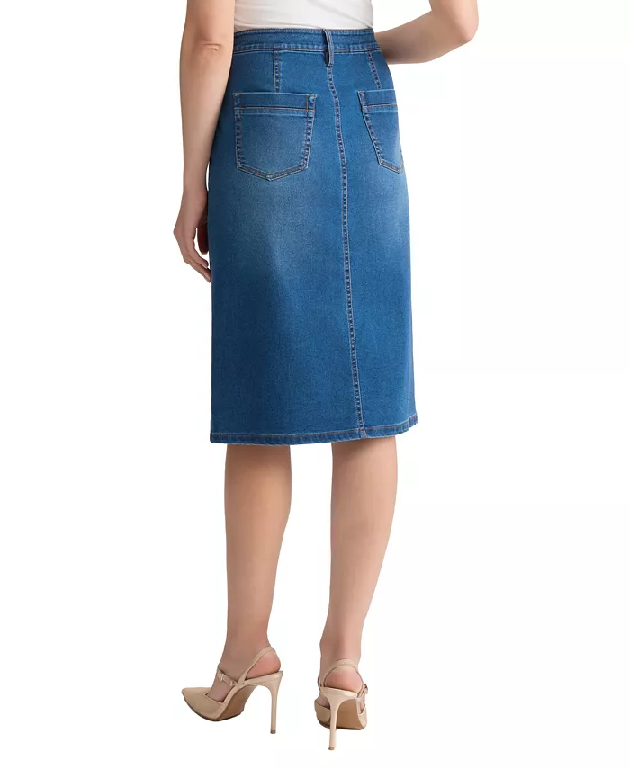 Women's Lexington Midi Denim Skirt - thumbnail 4