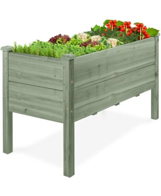  Raised Garden Bed, Extra Deep , Depth, Elevated Wood Planter Stand