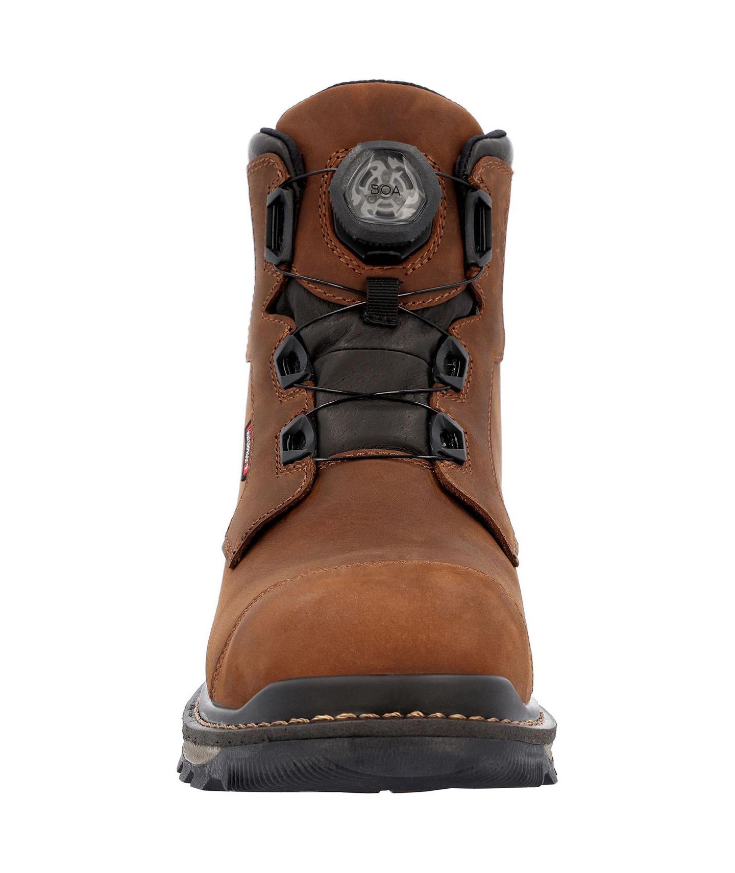 Мужские ботинки ROCKY Rams Horn BOA Composite Toe Waterproof Work Boot, цвет: Crazy Horse — фото 5