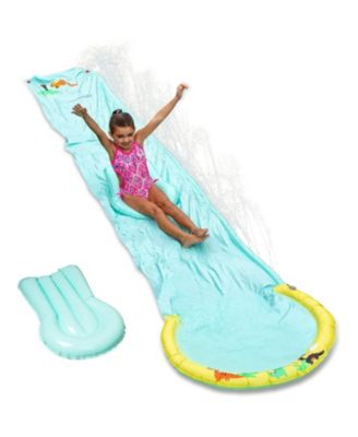Giant 16 Foot Kids Backyard Water Splash Slip and Slide Toy with Bodyboard