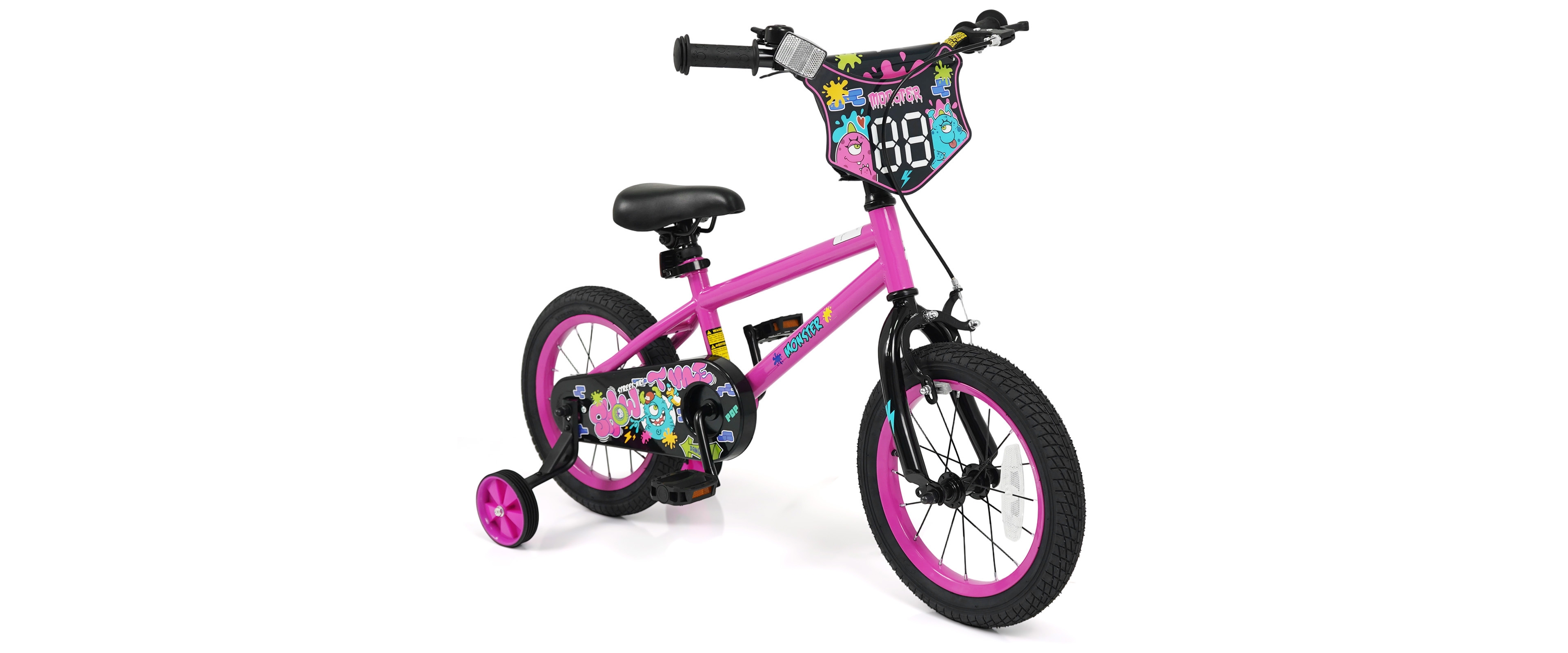 Slickblue Kids Bicycle with Training Wheels
