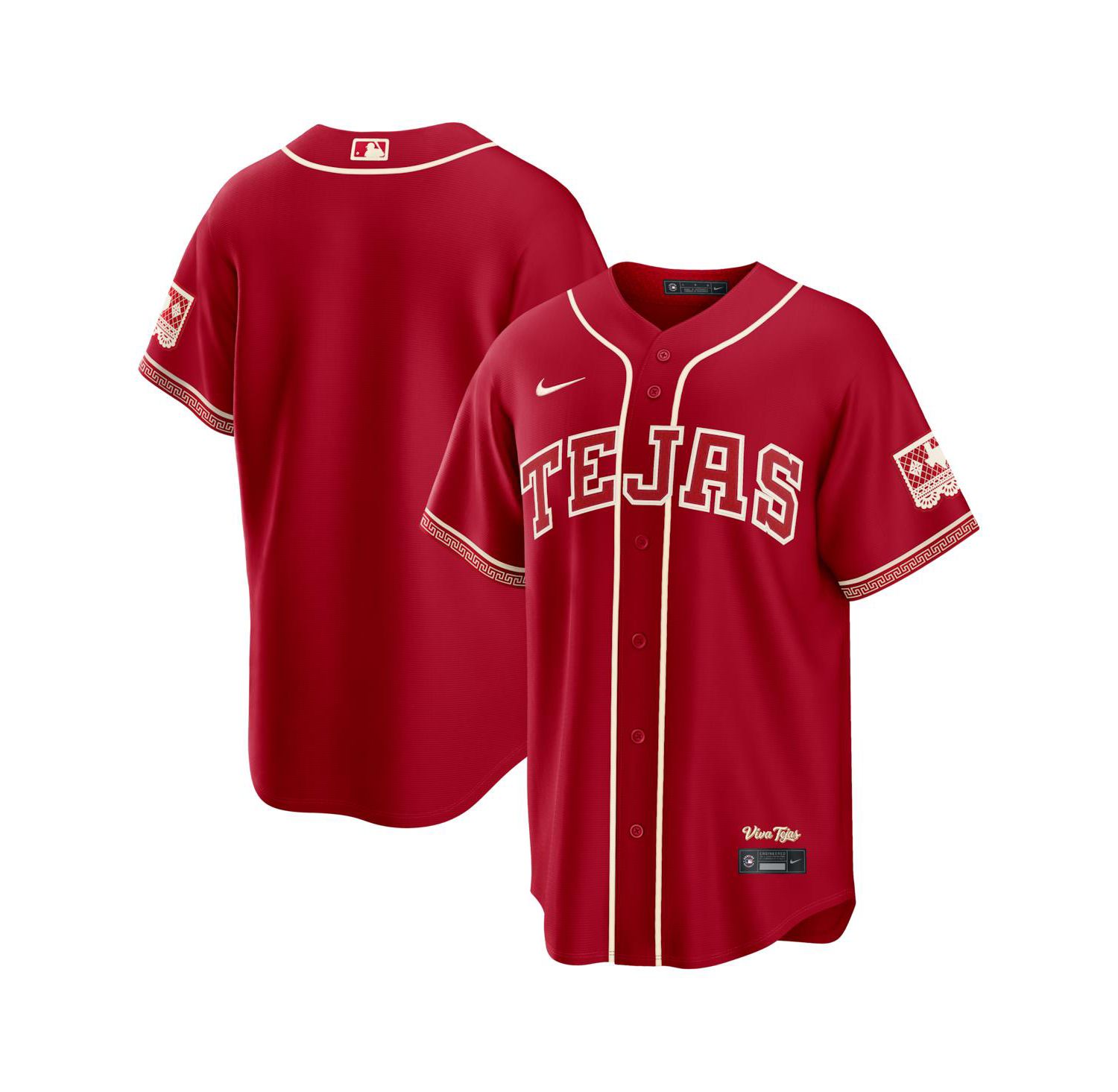 Men's Red Texas Rangers 2026 City Connect Stadium Jersey