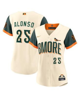 Women's Pete Alonso Natural Baltimore Orioles 2026 City Connect Stadium Jersey