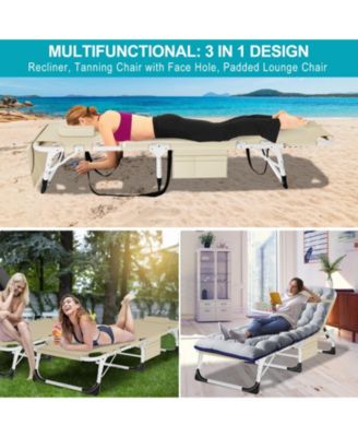 Camping Bed Portable Folding Oxford Heavy-duty With Mat Bag Camping Outdoor Recreation Gear