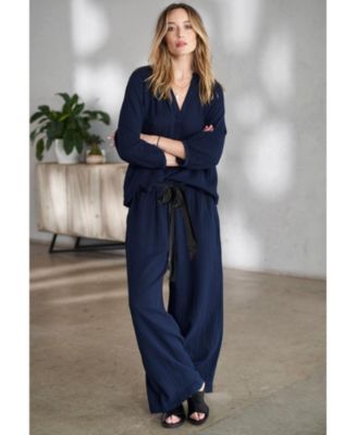 Women's Ocean+Main Gauze Palazzo Pant