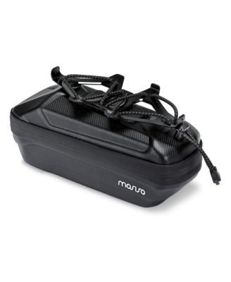 Waterproof Bike Frame Bag with Phone Holder EVA Hard Shell Top Tube Bicycle Storage Pouch for Commuting Road Mountain Cycling