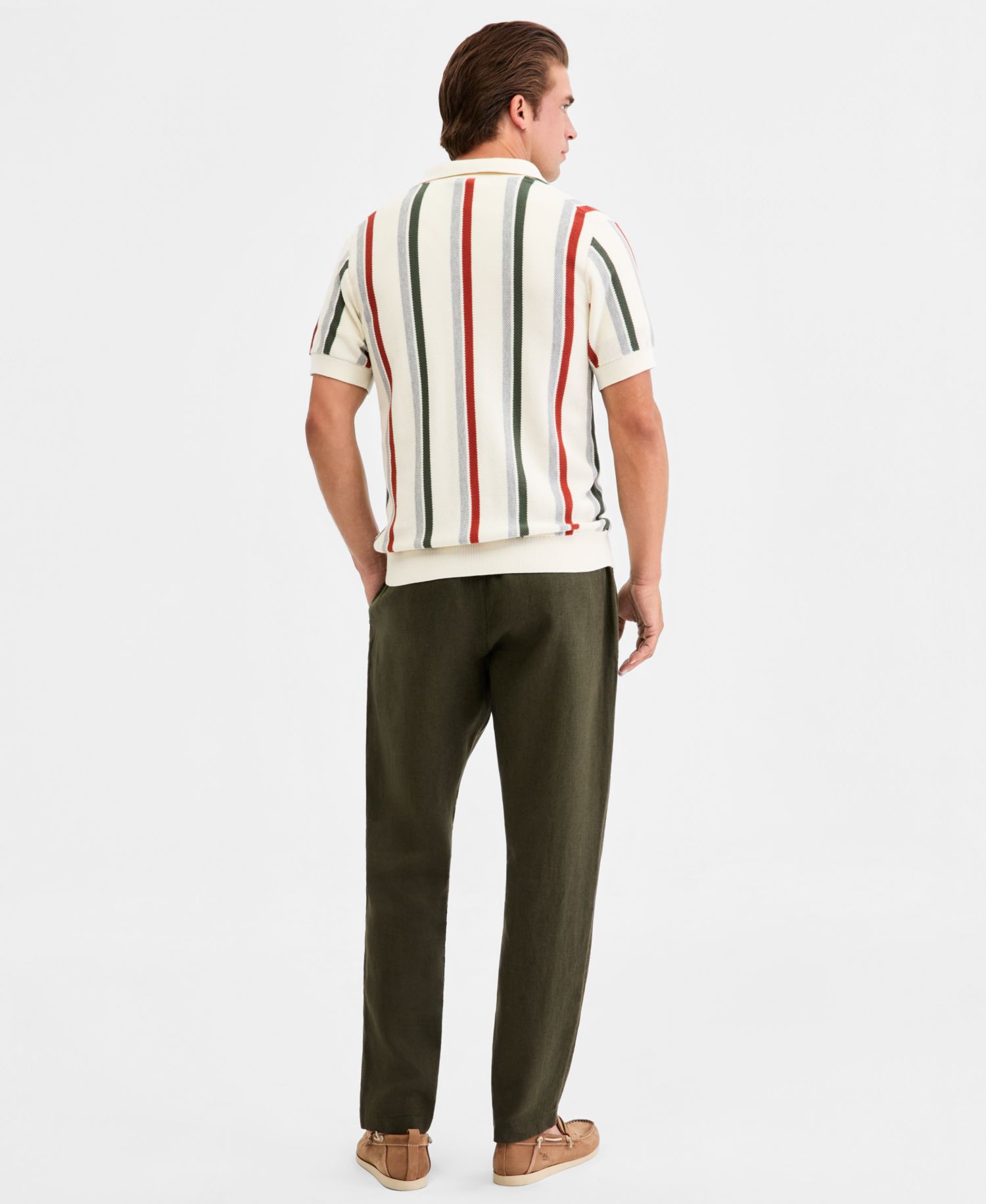 Men's Royce Hill Cotton Knit Polo Shirt
