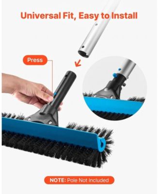 20in Pool Brush Head With Nylon Bristles for Inground and Above Ground Pools